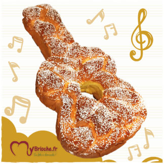brioche forme de guitare